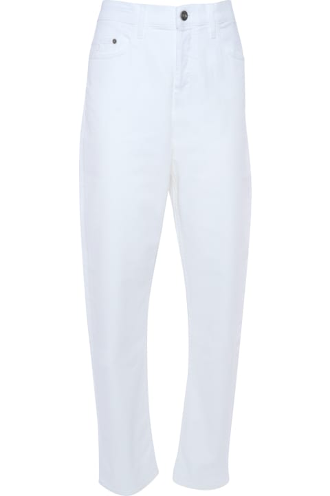 Jacob Cohen Pants & Shorts for Women Jacob Cohen White 5 Pocket Jeans