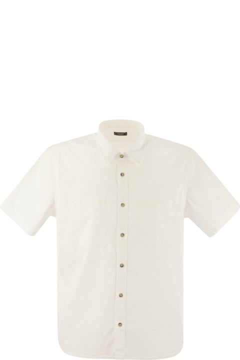 Peserico Shirts for Men Peserico Stretch Cotton Poplin Shirt