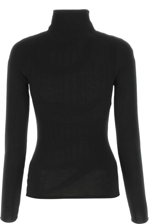 Dion Lee Sweaters for Women Dion Lee Black Stretch Wool Blend Top