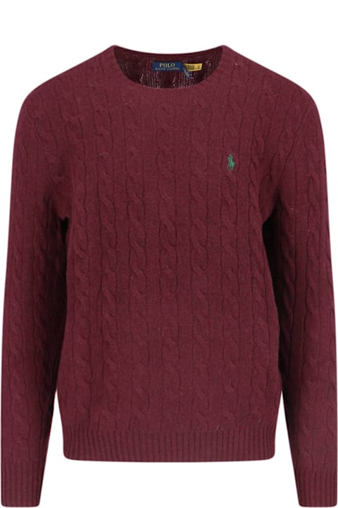 Homeware Ralph Lauren Logo Braided Sweater