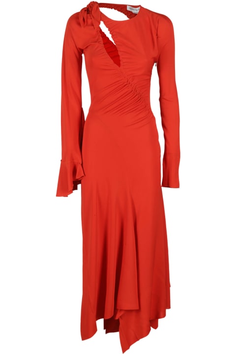 ウィメンズ新着アイテム Victoria Beckham Asymmetric Slash Jersey Dress