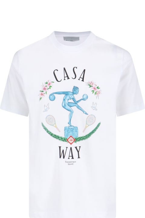 Casablanca Clothing for Men Casablanca 'statue En Marbre' T-shirt