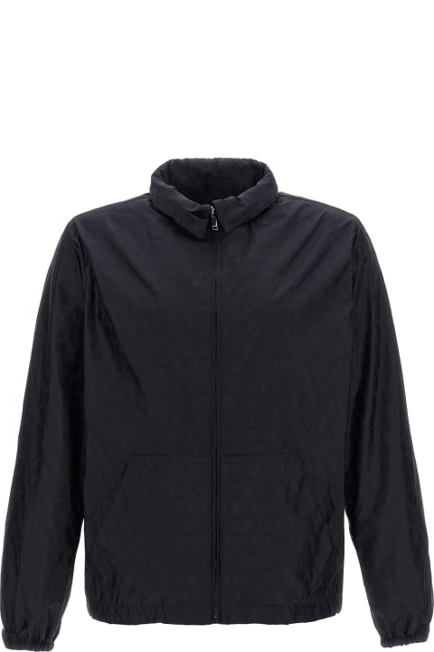 Coats & Jackets for Men Valentino 'toile Iconographe' Windbreaker
