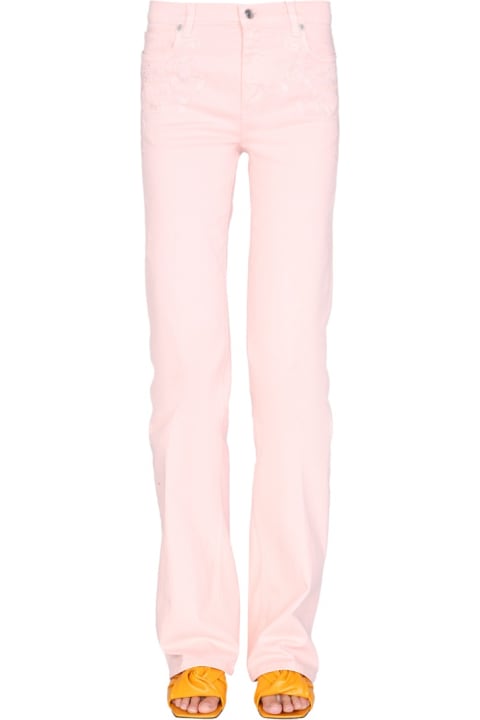 ウィメンズ Etroのパンツ＆ショーツ Etro Jeans With Embroidered Floral Detail