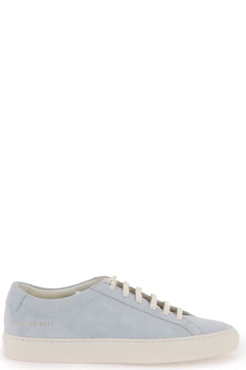 Common Projects for Kids Common Projects 'contrast Achilles' Baby Blue Suede Sneakers