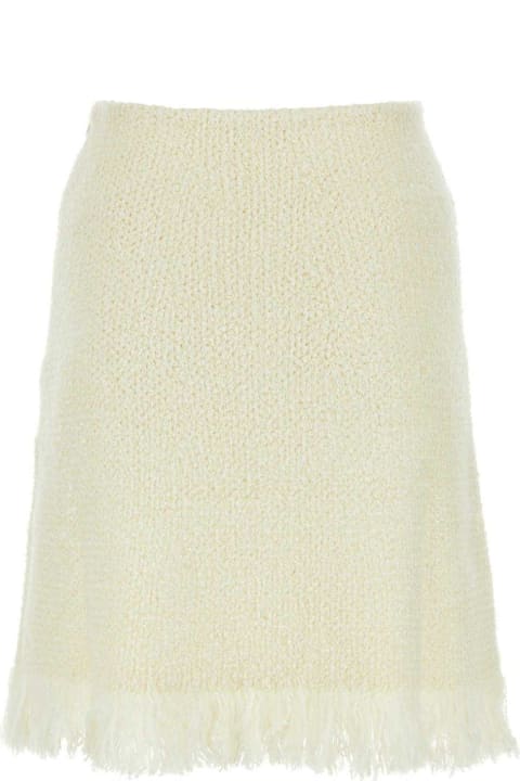 Chloé Skirts for Women Chloé Knitted Fringed Mini Skirt