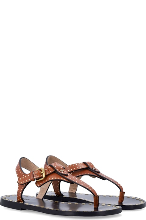 Isabel Marant Joonya Leather Thong Sandals
