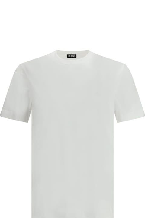 Tシャツ・カットソー BURBERRY White Stretch Cotton T-Shirt Burberry Short Sleeve White T-shirt | italist