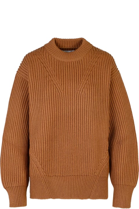 Jil Sander Sweaters for Women Jil Sander Brown Wool Sweater