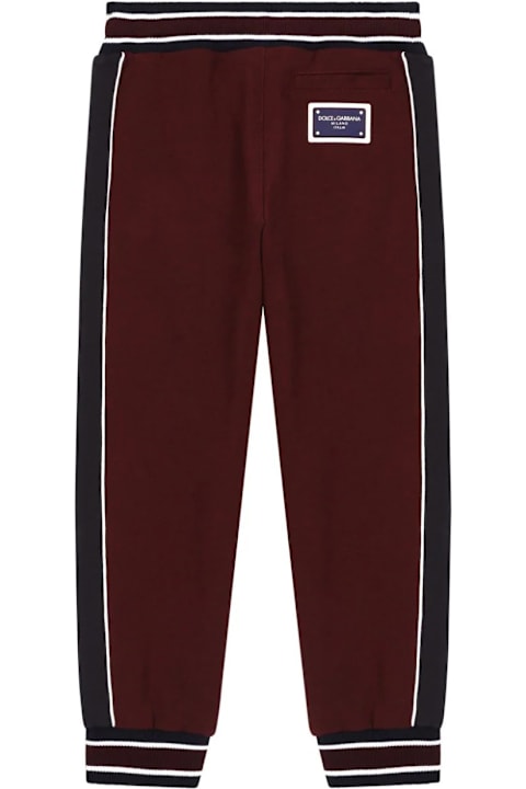 Bottoms for Boys Dolce & Gabbana Pantaloni Sportivi Con Logo