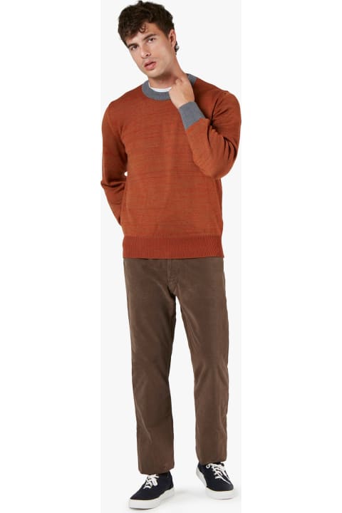 Homeware doppiaa Aappio Round-necked Striped Sweater