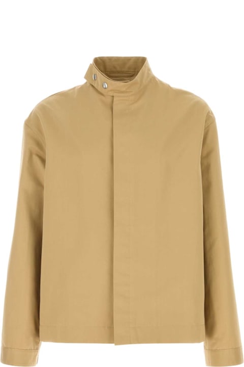 Homeware Jil Sander Beige Cotton Blend Jacket