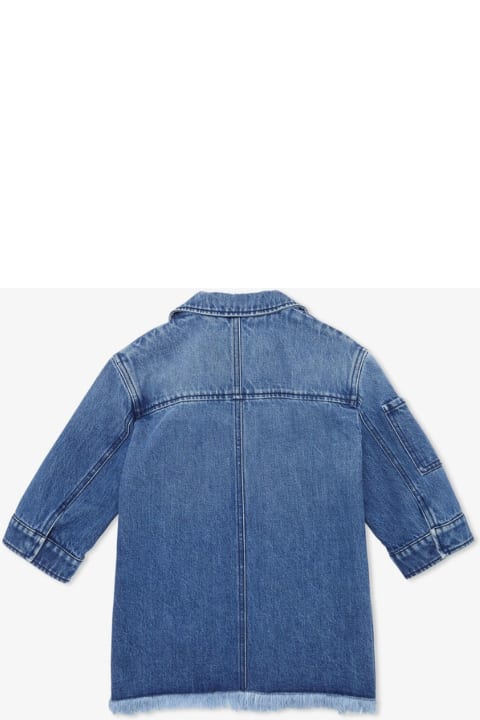 Coats & Jackets for Girls Fendi Fendi Kids Jackets Blue