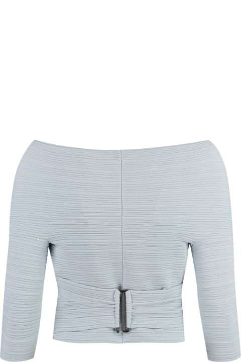 Philosophy di Lorenzo Serafini for Women Philosophy di Lorenzo Serafini Ribbed Knit Crop Top