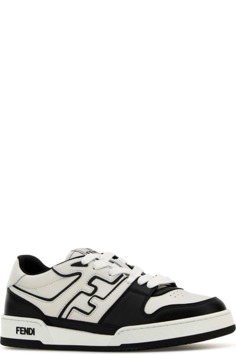 Homeware Fendi Two-tone Leather Fendi Match Sneakers