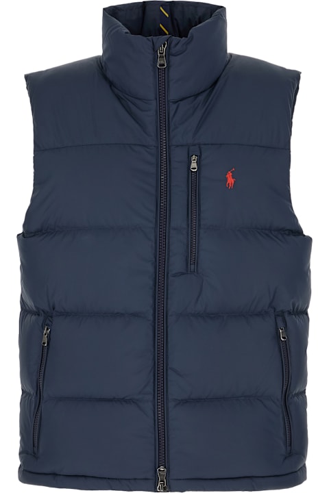 Ralph Lauren for Kids Ralph Lauren Navy Blue Polyester Sleeveless Down Jacket