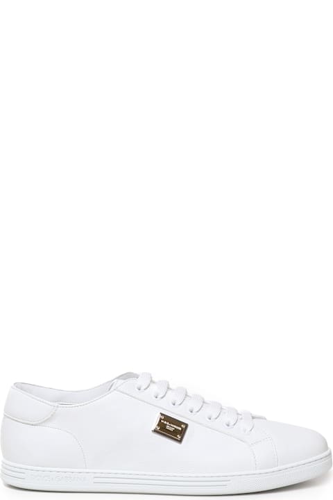 Shoes for Men Dolce & Gabbana Sneakers Saint Tropez In Calfskin