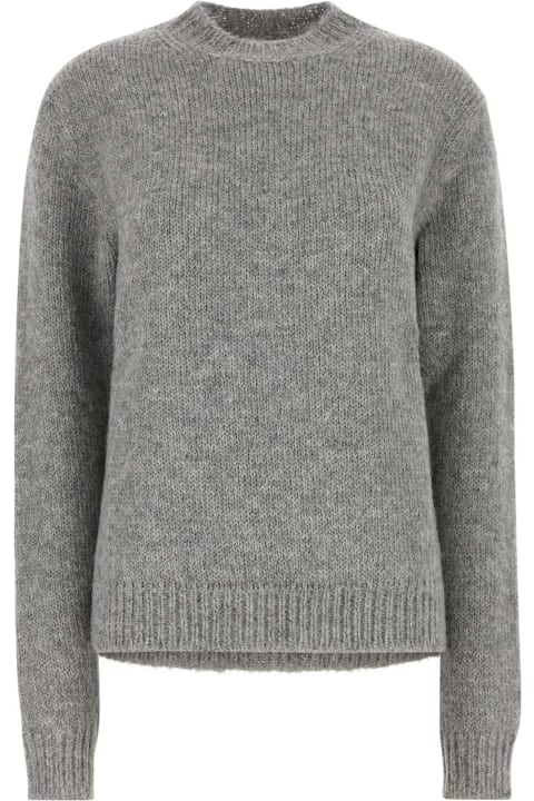 Homeware Jil Sander Grey Alpaca Blend Oversize Sweater