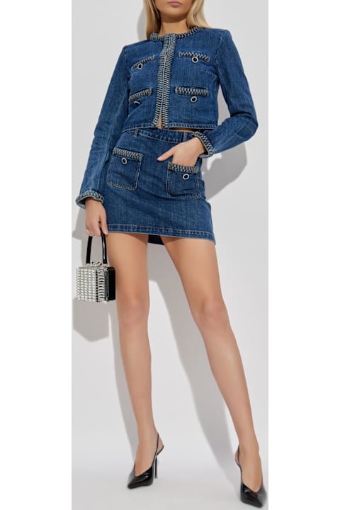 Homeware self-portrait Self-portrait Denim Skirt