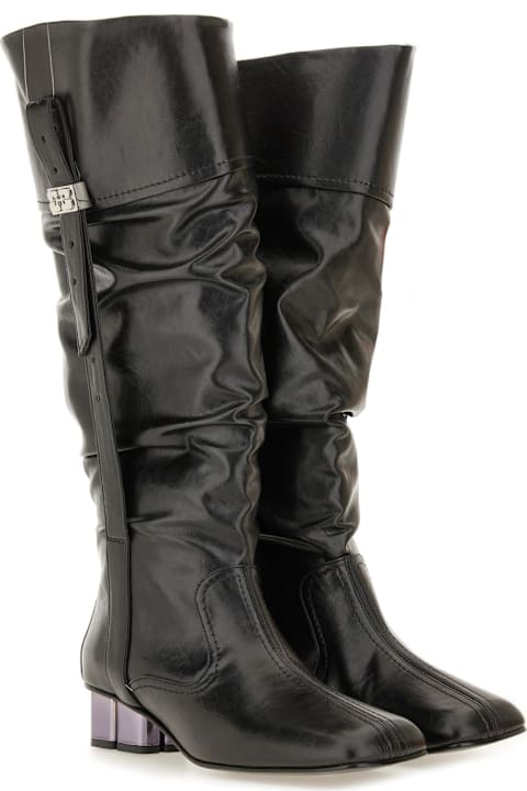 Ganni Boots for Women Ganni Slouchy Boot "butterfly"