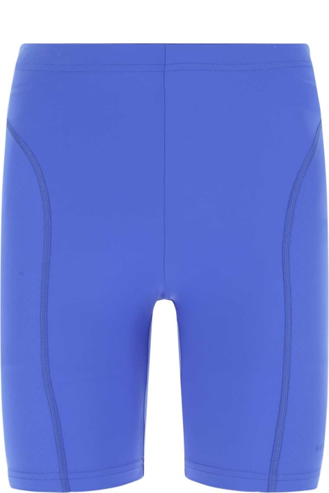 Balenciaga Underwear & Nightwear for Women Balenciaga Electric Blue Stretch Nylon Leggings