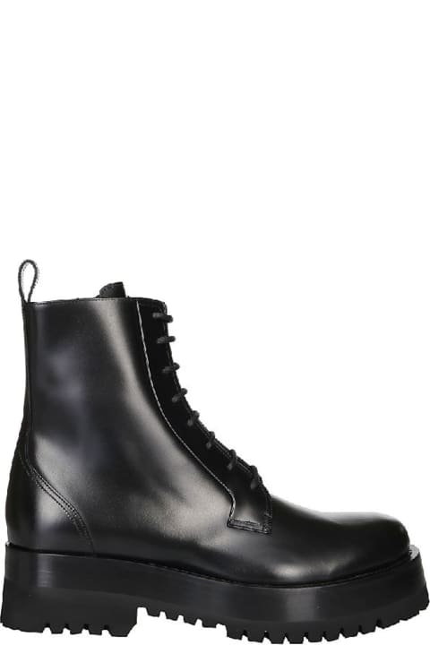 Valentino Garavani Shoes for Men Valentino Garavani Garavani Leather Boots