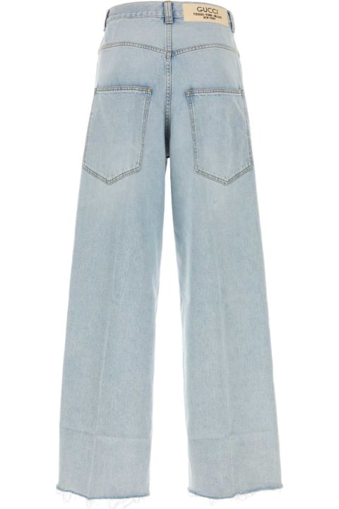 Gucci Sale for Men Gucci Denim Wide-leg Jeans