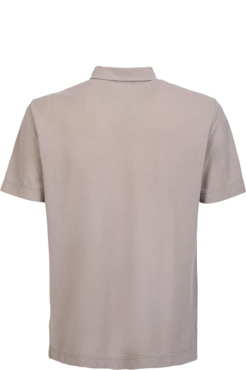 Zanone Clothing for Men Zanone Taupe Polo Shirt