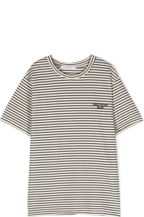 Paolo Pecora T-Shirts & Polo Shirts for Boys Paolo Pecora Striped T-shirt