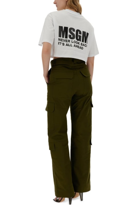 MSGM for Women MSGM Cropped T-shirt