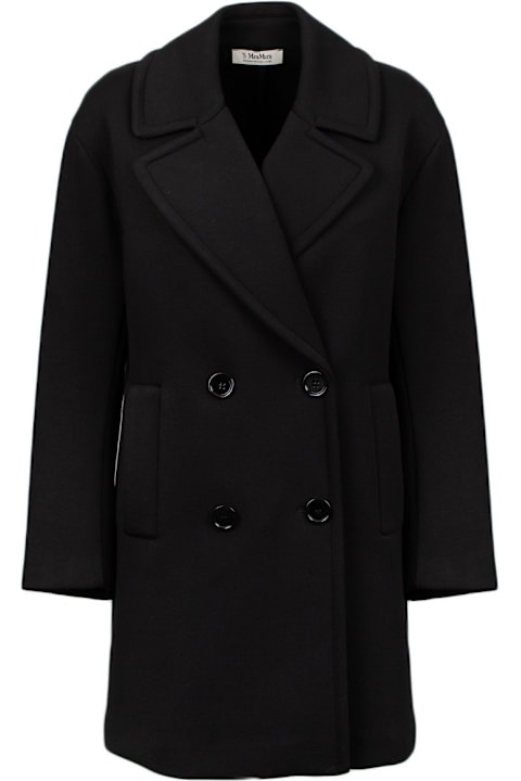 Max Mara Coats & Jackets for Women Max Mara Double Breasted Gradi Coat