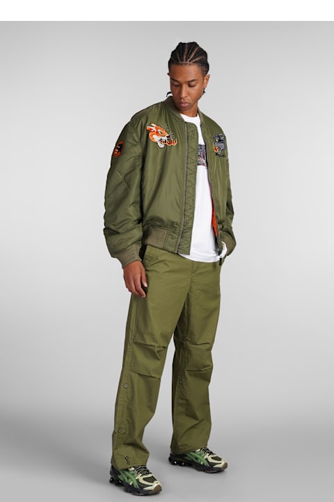 Maharishi for Men Maharishi Ma1 Bomber In Green Nylon