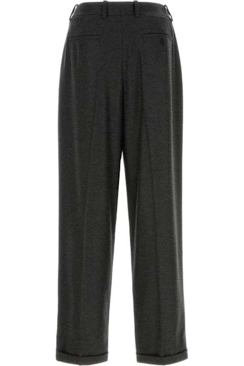 Saint Laurent Clothing for Men Saint Laurent Charcoal Cashmere Pant