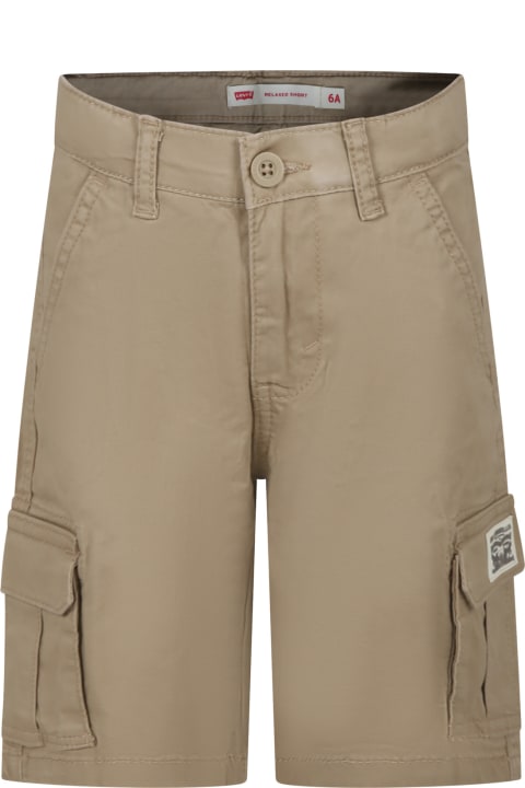 ボーイズ Levi'sのボトムス Levi's Brown Casual Shorts For Boy