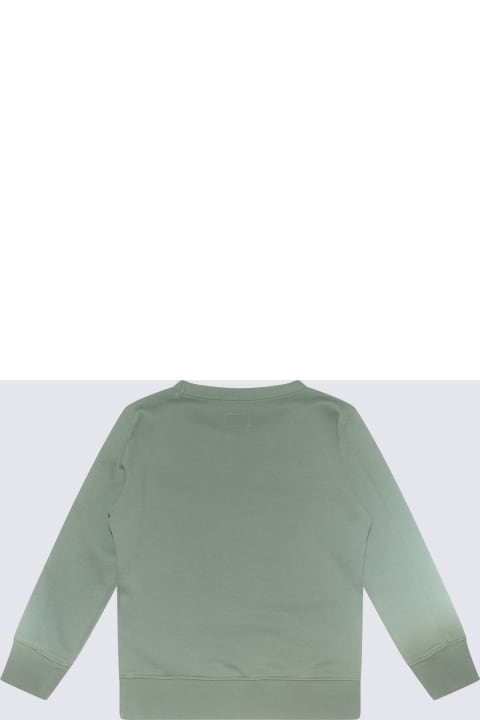 ボーイズ C.P. Companyのニットウェア＆スウェットシャツ C.P. Company Green Cotton Sweatshirt