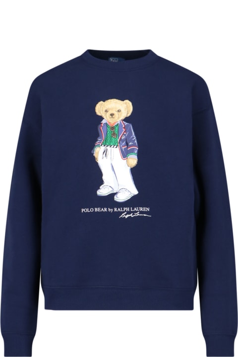 Fleeces & Tracksuits for Women Polo Ralph Lauren 'bear' Crew Neck Sweatshirt