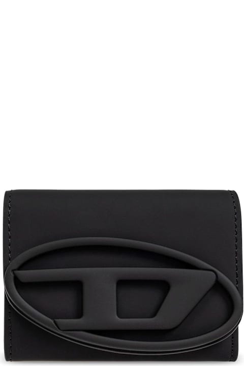 Diesel محافظ لـ السيدات Diesel 1-dr Logo Plaque Card Holder