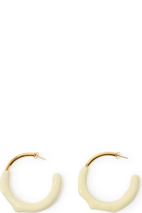 Sunnei Earrings for Women Sunnei Rubberized Hoop Earrings