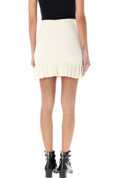self-portrait Skirts for Women self-portrait Textured Knit Mini Skirt