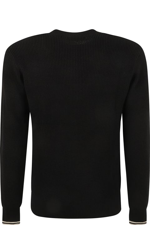 Fred Perry Sweaters for Men Fred Perry Waffle Stitch Jumper