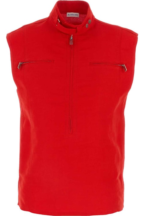 Fashion for Women Burberry Red Canvas Vest