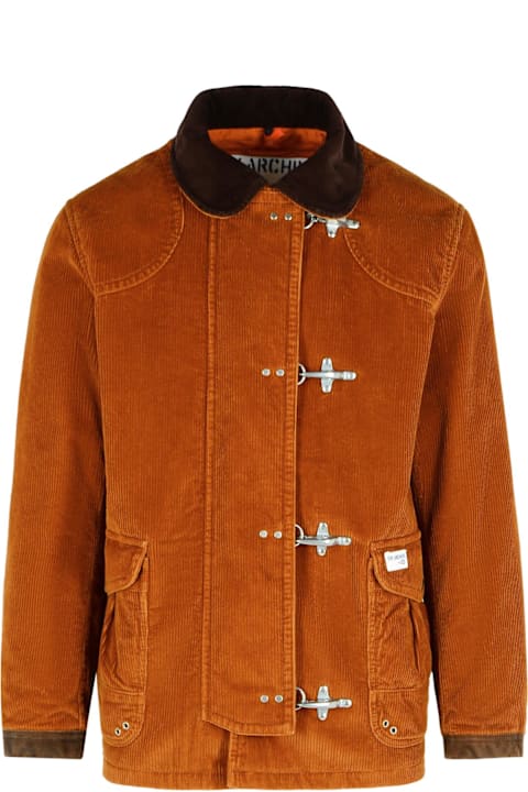 Fay for Kids Fay Rust Cotton Jacket