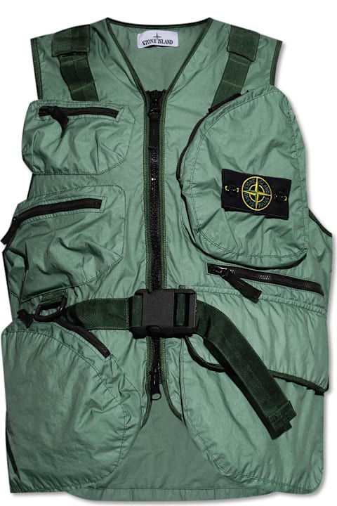 メンズ Stone Islandのコート＆ジャケット Stone Island Stone Island Vest With Multiple Pockets