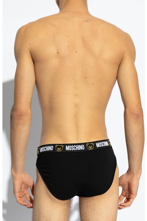 Underwear for Men Moschino Two-pack Briefs