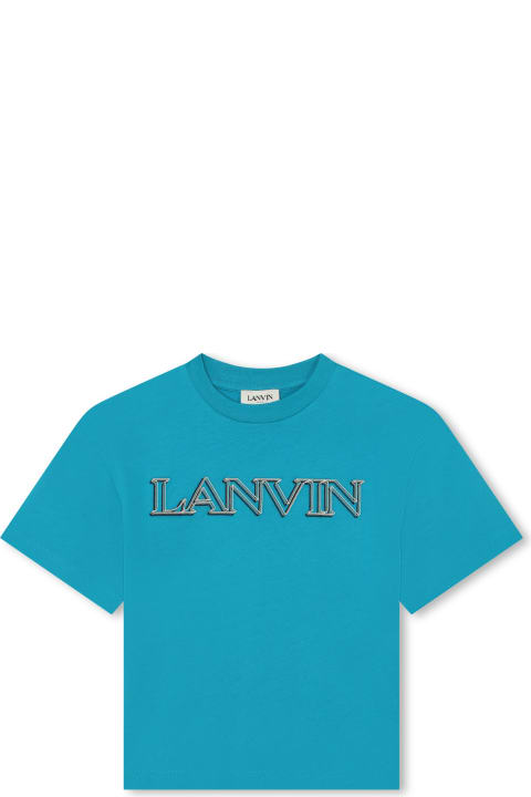 Topwear for Boys Lanvin T-shirt Con Logo