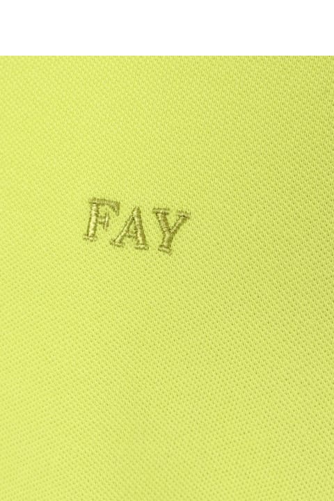 Fay for Men Fay Yellow Polo