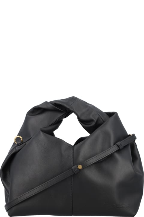 J.W. Anderson for Women J.W. Anderson Black Leather Hobo Twister Bag