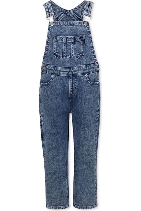 Homeware Tommy Hilfiger Denim Babygrow For Kids With Flag