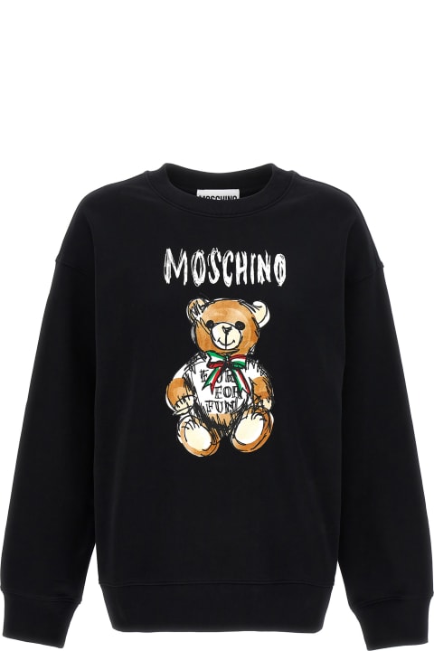 Moschino Fleeces & Tracksuits for Women Moschino 'teddy Bear' Sweatshirt