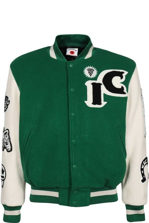 Icecream Coats & Jackets for Men Icecream Patch Bomber Jacket